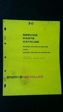 Sperry New Holland Model 80 Bale Mover & 85 Bale Handler Parts Manual