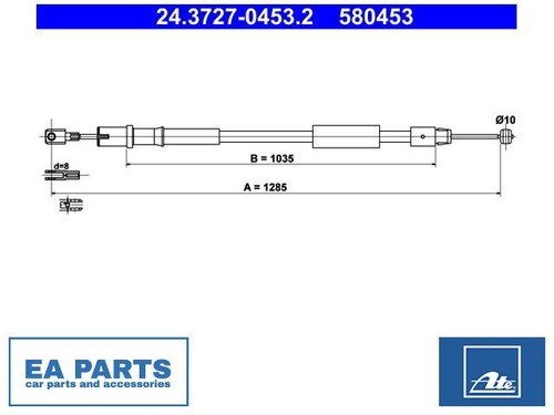 Cable parking brake for - parking,