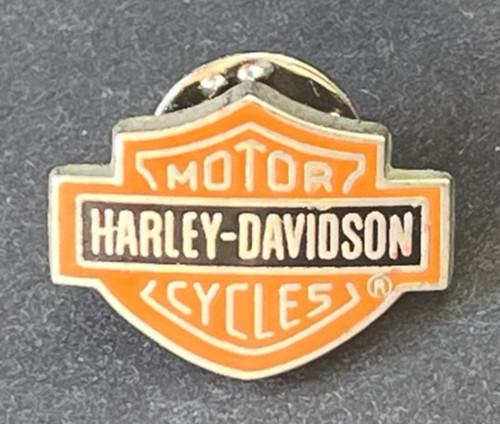 Motorcycle pin badge - badge, harley