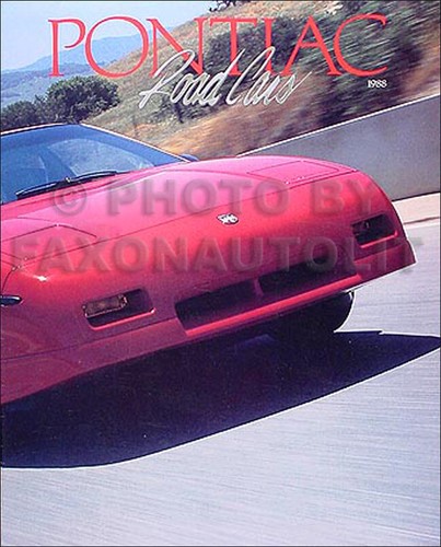 1988 pontiac poster - poster, brochure
