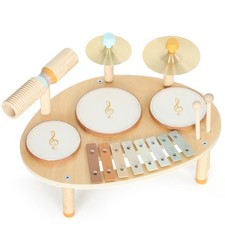 AIYAPLAY Baby Drum Kit, Wooden