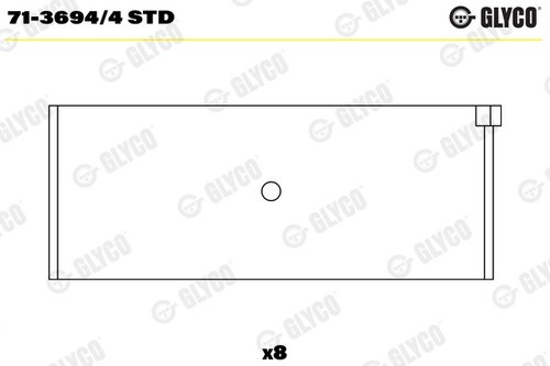 Glyco 3694 std big end - glyco,