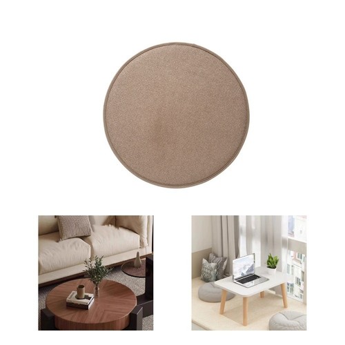 Brown round meditation - round,