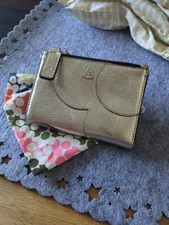 Orla Kiely Gold Leather