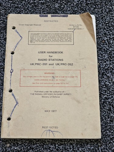 British army prc 351 - prc-351, and