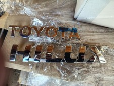 Genuine Toyota Rear Tailgate "Toyota Hilux" Lettering Badge 2015-2025