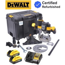 Dewalt DCW620H2 18v XR Plunge 1/2" 12mm Router Brushless + 2x 5Ah Powerstack