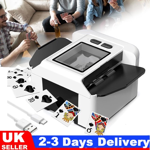 Automatic card shuffler - card,
