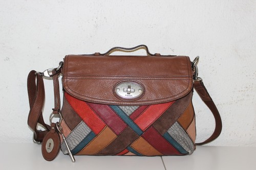 Fossil bag leather messenger - bag,