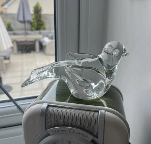 Vintage hand blown glass bird - vintage, hand-blown