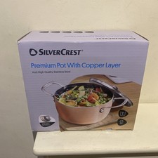 Silvercrest Premium Pot With Lid  - High Quality Stainless Steel 20cm
