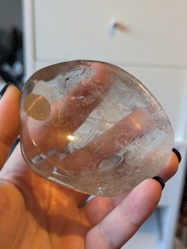 Beautiful clear quartz crystal - clear,