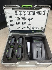 Festool 18V 4Ah Energy Set 4x 18v Batteries BP 18 Li 4AH + TCL6 Charger