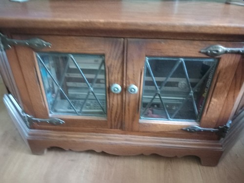 Oak corner wooden unit - corner,