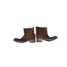 Liebeskind Brown Suede Skull Boots