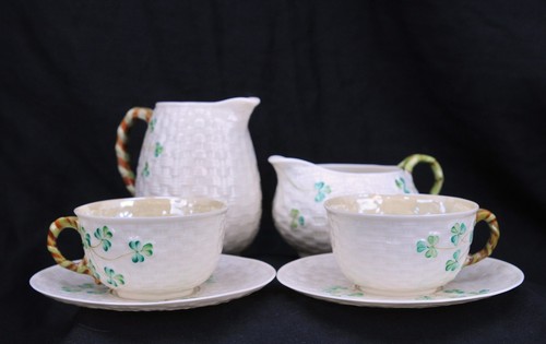 Belleek split twig - 'split, twig'
