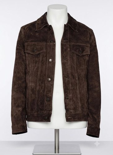 Men real suede leather dark - men's,