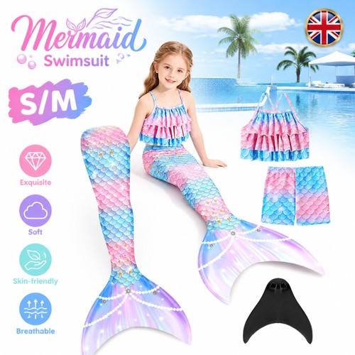 Kid mermaid tail with monofin - kid,