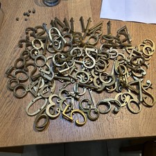 solid georgian brass door