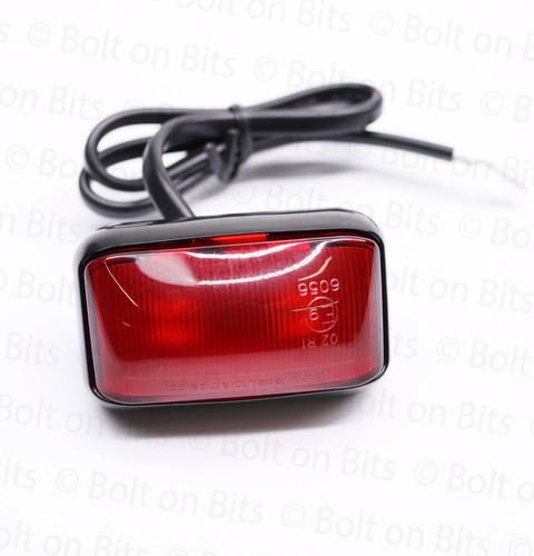Rear red marker light 24v - light, 12/24v