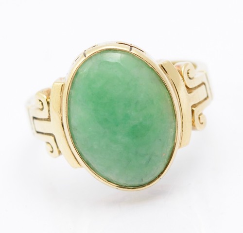 9ct yellow gold - ring, with