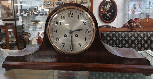 Antique mahogany napoleon hat - mahogany,