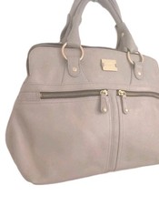 MODALU PIPPA Handbag Taupe/Grey Handbag Grab Bag 3 Zipped Compartments MODALU