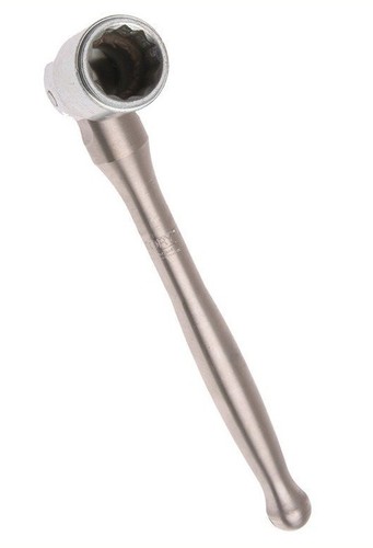 Priory 21mm steel poka handle - steel,