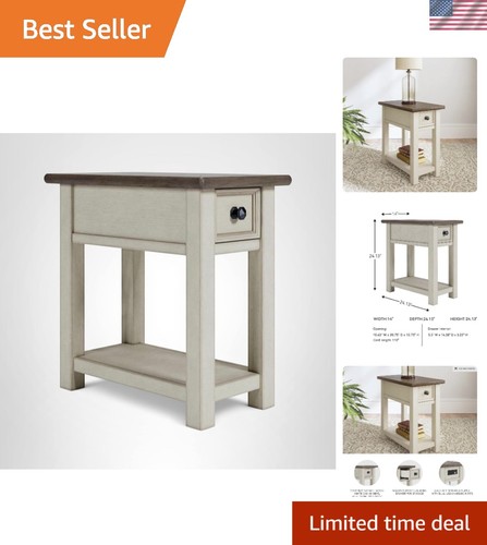 End table with - with, charging