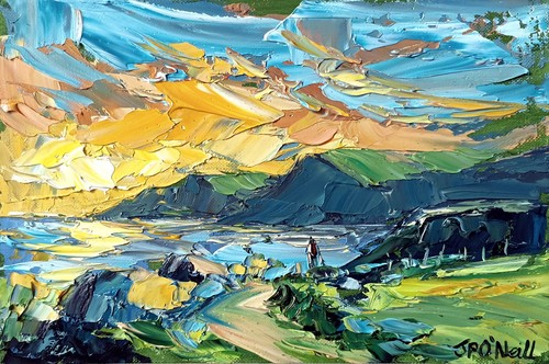 Original seascape oil - original,