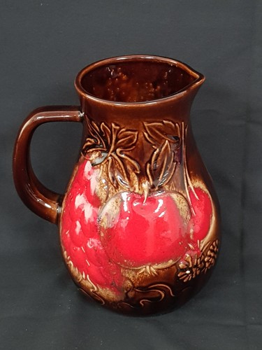 West german pottery jug 20cm - german,