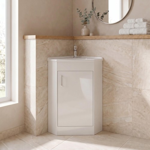 Affine 585mm corner vanity - 585mm,