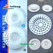 Sink Strainer Plastic Sink Bath Kitchen Strainer Hair Waste Catcher Drain Cover