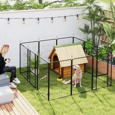 PawHut Dog Pen, 12-Panel Puppy
