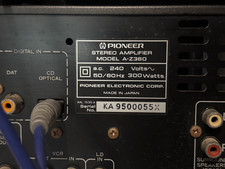 Pioneer A-Z360 - STEREO AMPLIFIER A-Z360 - Made in Japan