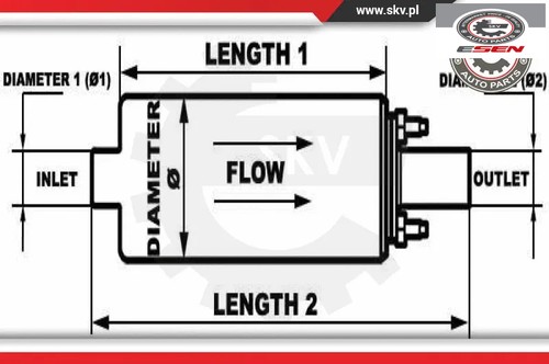 Fuel pump 02skv226 esen - pump, skv
