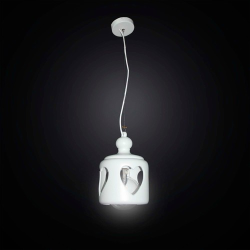 Shabby chic white - white, ceramic