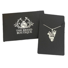 SIBERIAN HUSKY DOG NECKLACE PENDANT 18" SILVER NECKLACE TRIO OF HUSKIES/MALAMUTE