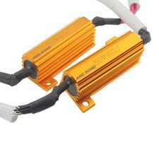 Pair 50W H7 499 Fog Light lamp Canceller Canbus Load Resistor Decoder No Error