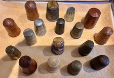 17x Vintage Wooden Metal Brass