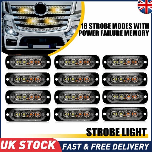 12x car truck - car, warning