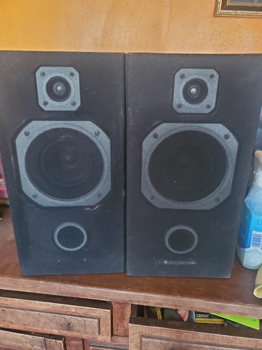 Wharfdale speakers black model - speakers,