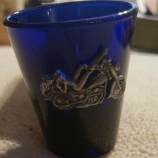 Shovel Head Shot Glass With Woman
