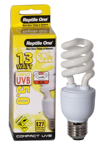 Reptile one compact uvb bulb - reptile,