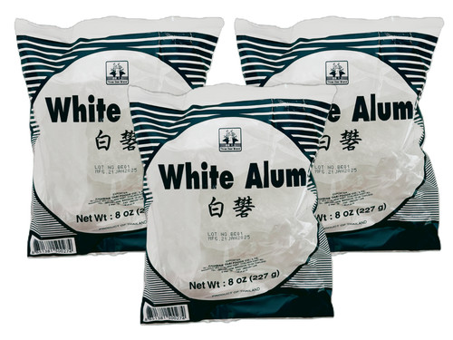 Pure potassium alum lumps food - pure,