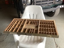 Wooden Printing Press Block