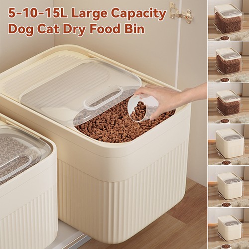 Large capacity food bin dog - large,
