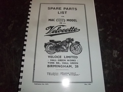 Velocette mac spring - velocette,