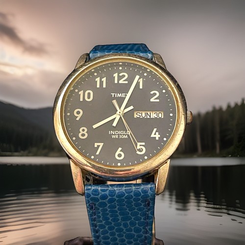 Timex easy reader indiglo - easy, blue