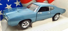 Ertl 1/18 Scale Diecast 7466 - 1969 Pontiac GTO - Blue
